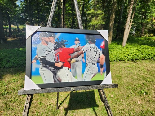 Jose Ramirez Blasts Tim Anderson Framed Picture