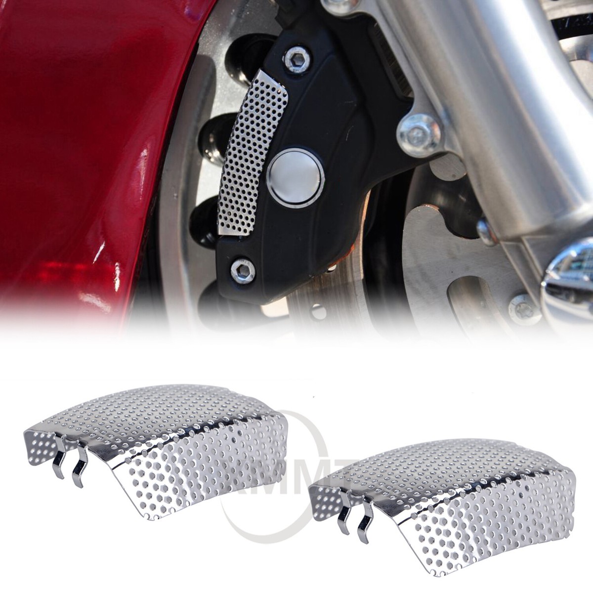 For Harley 08-UP Touring & V-Rod Front Brake Caliper Screen Mesh
