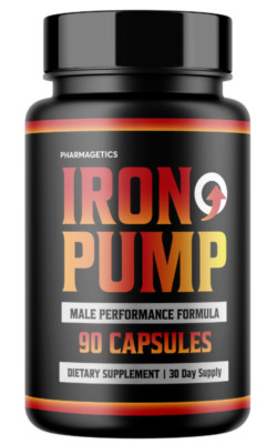 Iron Pump Male Performance Formula 30 Day Supply 90 Capsules
