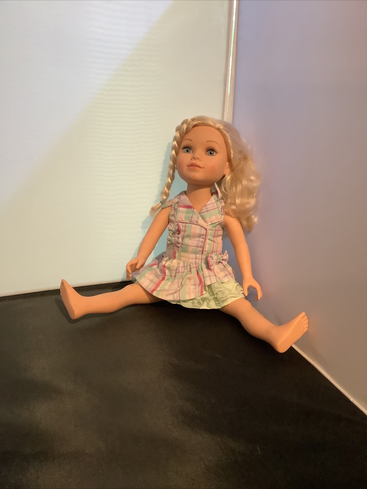 Journey Girl Ilee Tokyo Doll 2019 Blonde Hair And Blue Eyes Plaid & Lace Dress eBay