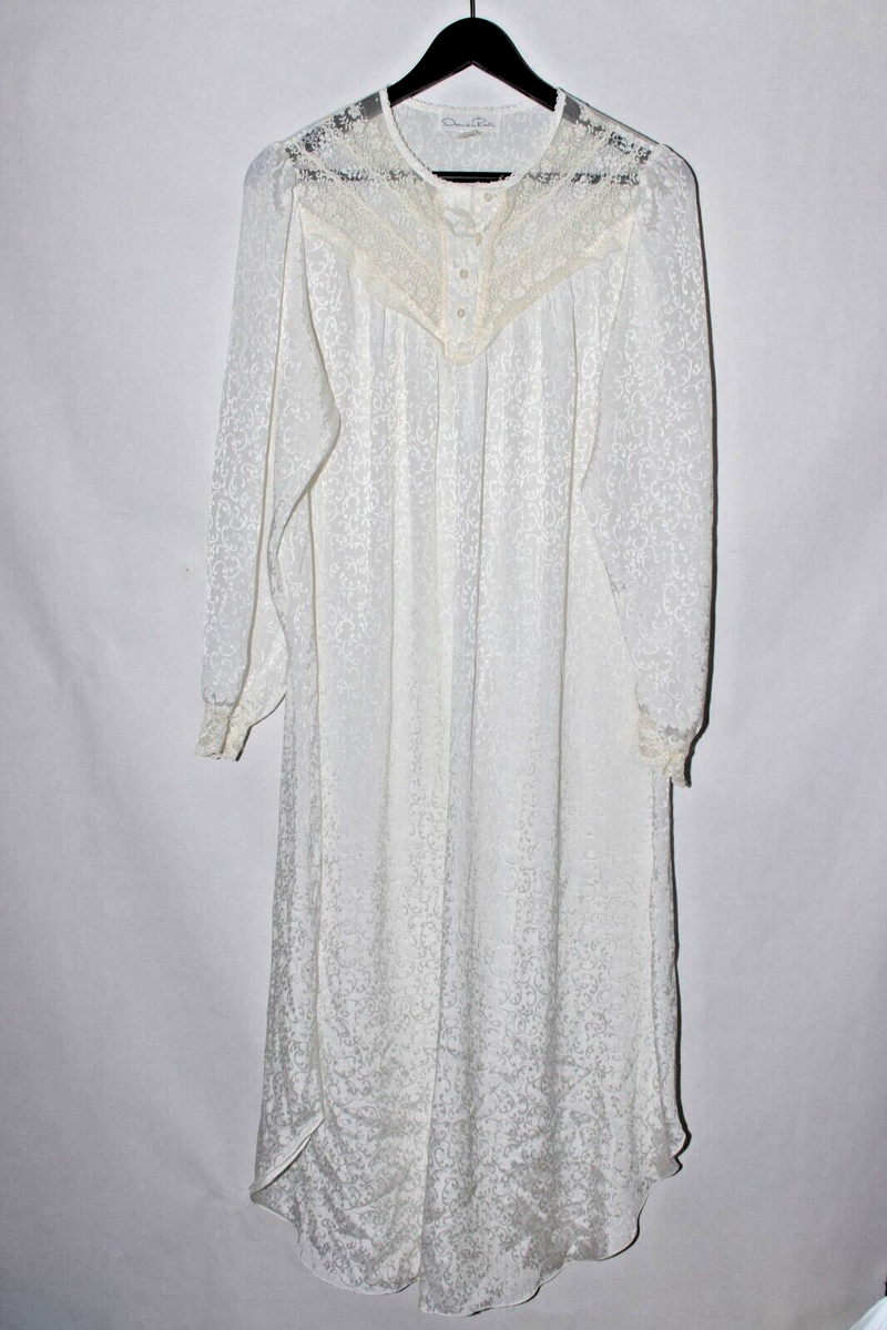 Robe Maxi Oscar De La Renta Noir Et Blanc - Taille M (FR38/40), Occasion