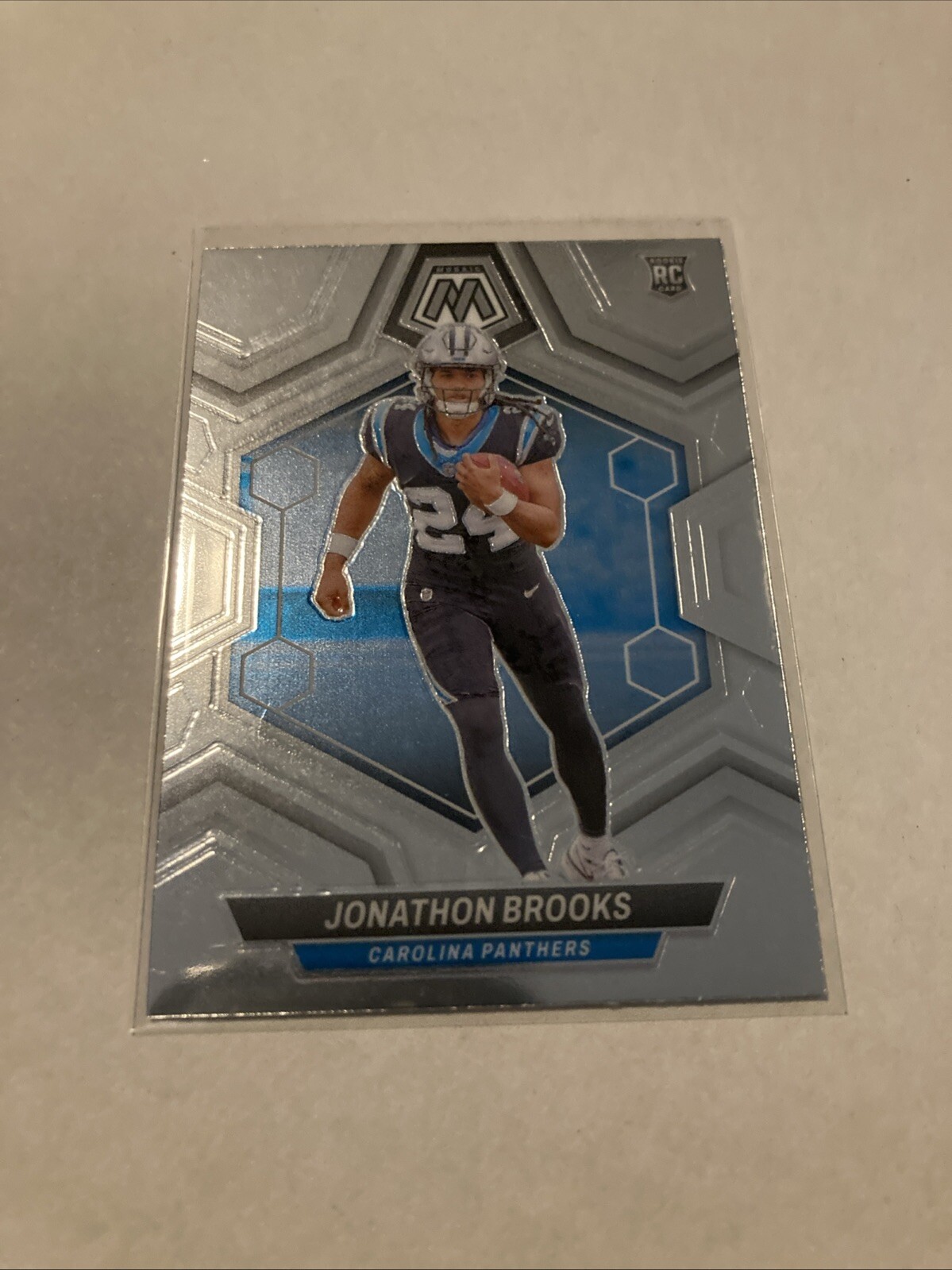 2024 Mosaic Football #345 Jonathon Brooks Rc Panthers