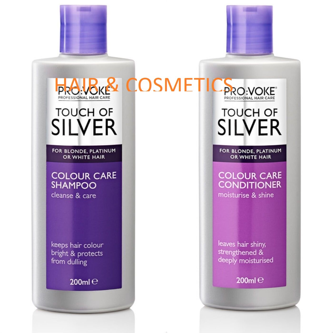 ProVoke Touch of Silver Colour Care Shampoo, Conditioner 200ml -Blonde Hair  !! | eBay