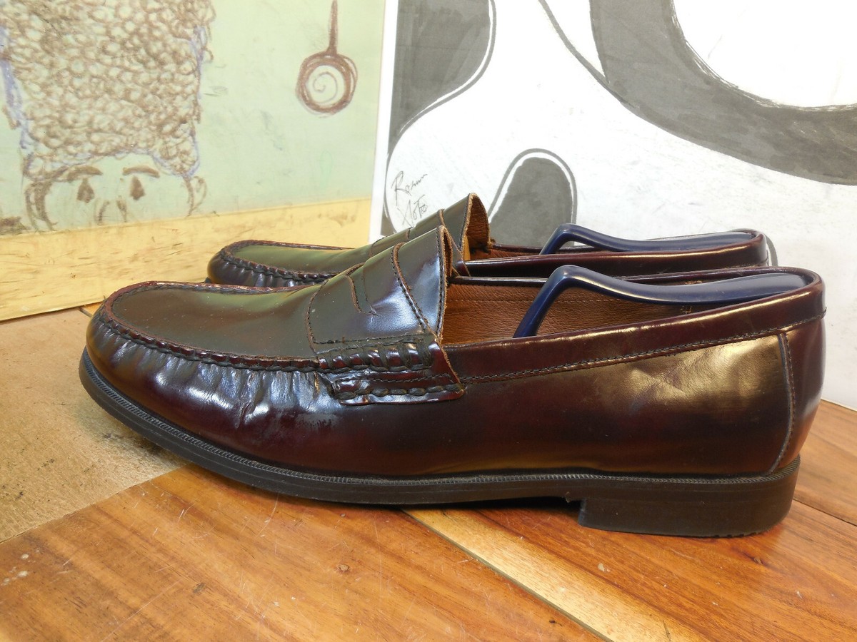 Johnston & Murphy Brown Leather Penny Loafers Men display picture 3