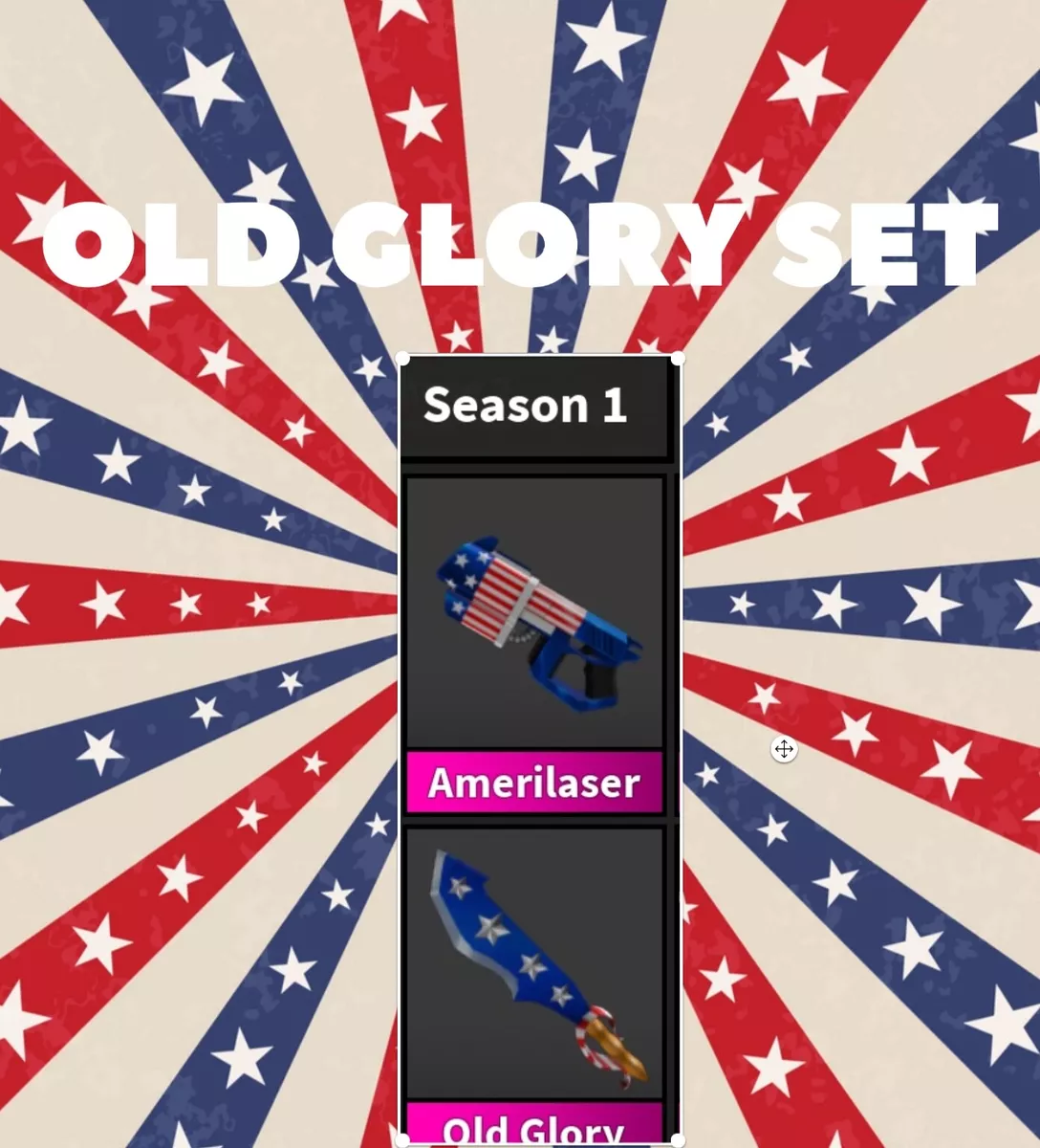 Old Glory Set, Trade Roblox Murder Mystery 2 (MM2) Items