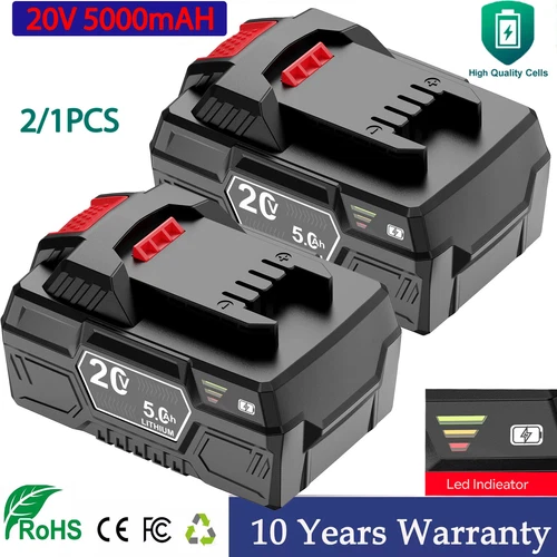 Pour PARKSIDE Batterie Lithium-Ion Batterie Unité de Batterie 5Ah 20V PAP 20 B3/PAP20 A3