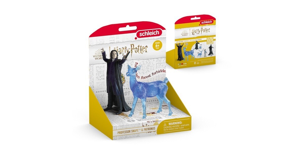 PITON E PATRONUS miniature in resina HARRY POTTER schleich 42683 età 6+