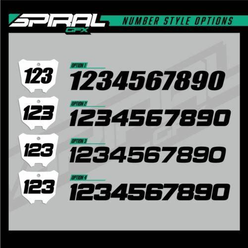 Custom MX Graphics Kit Kawasaki KXF 250 450 Qualify White Kit 2019 ALL YEARS - Picture 2 of 5