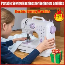 Electric Sewing Machine Portable Crafting Men...