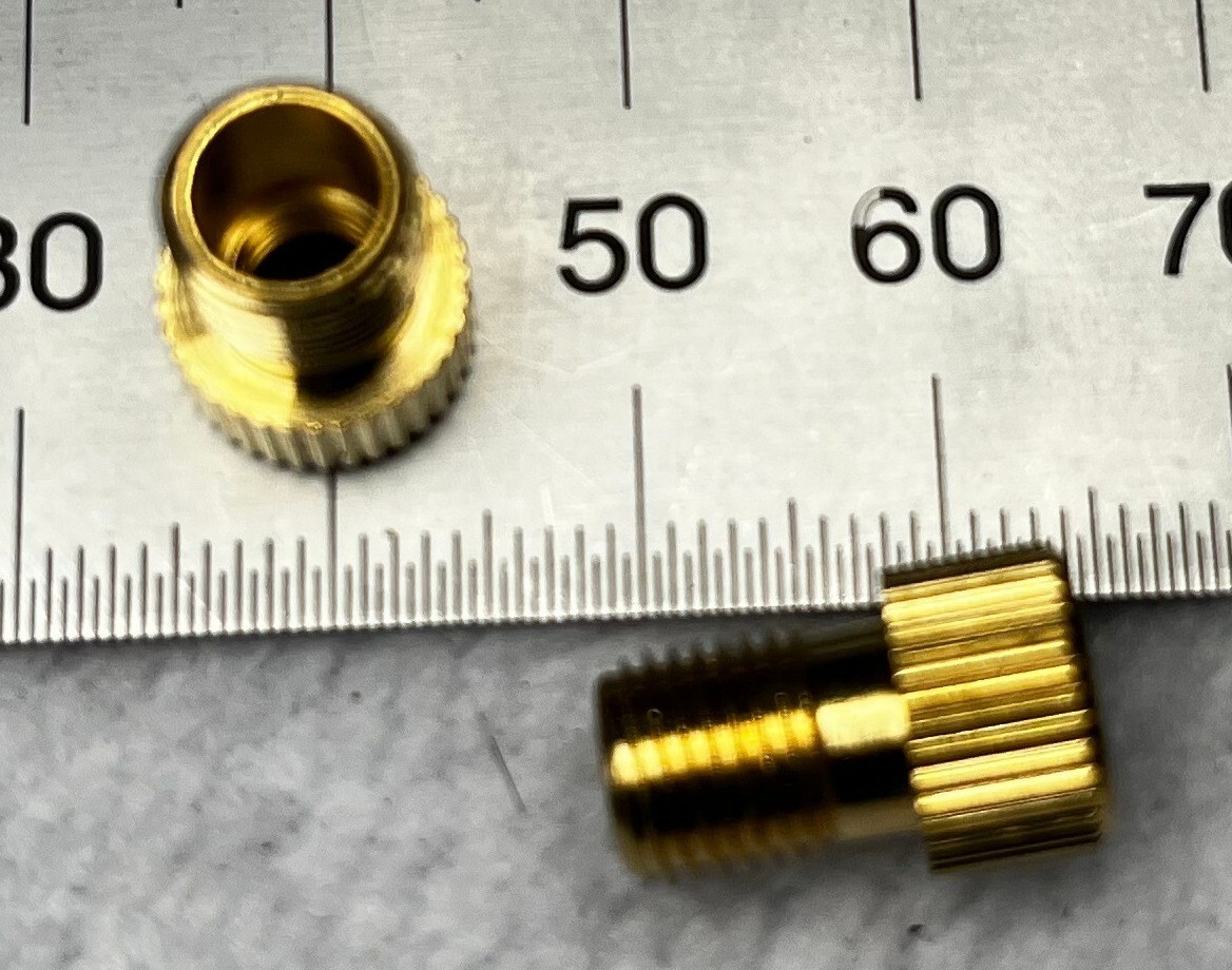 (2 pcs) Brass Presta to Schrader Valve Adapters - Combined Shipping Available