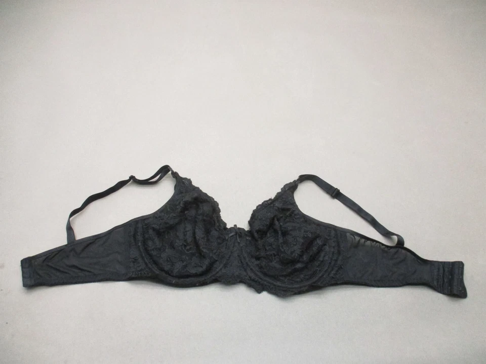 36D GILLIGAN&O'MALLEY Womens BLK Unlined Underwire Back Closure Nursing Bra 5N - Image 3 of 4