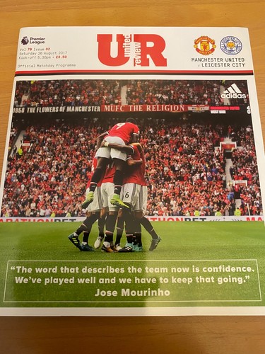 Manchester United Home Football Programmes 2017/2018 #79 - select from dropdown - Picture 3 of 32