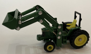 ERTL John Deere 6400 Tractor and Loader Diecast 1/64 Scale, Used