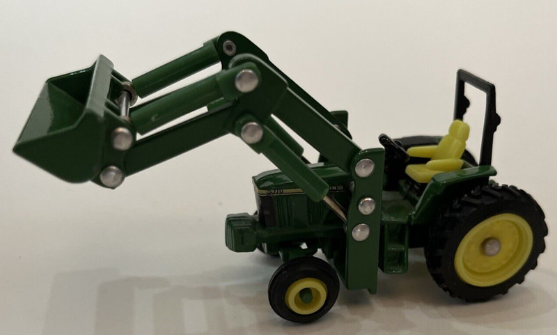 ERTL John Deere 6400 Tractor and Loader Diecast 1/64 Scale, Used