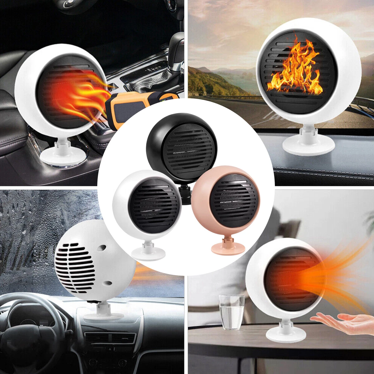 Defrost Your Windshield The Easy Way Using a Space Heater! , Window