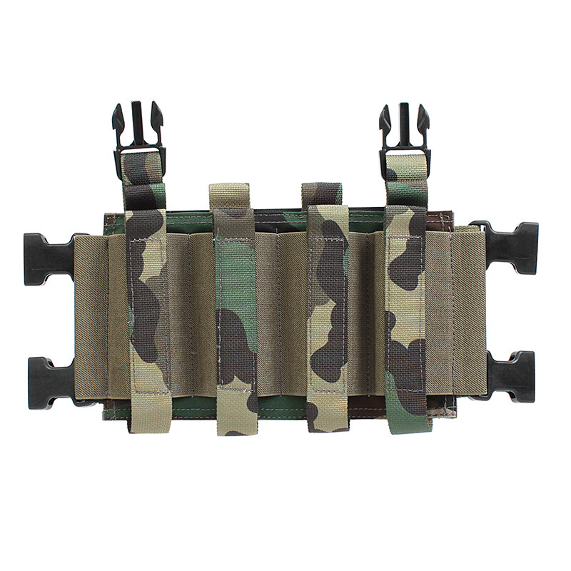 Panneau De Rabat Pour Étui Quadruple Magazine PEW Tactical - Compatible LV119, MK3, MK4, JPC2.0 - Camo