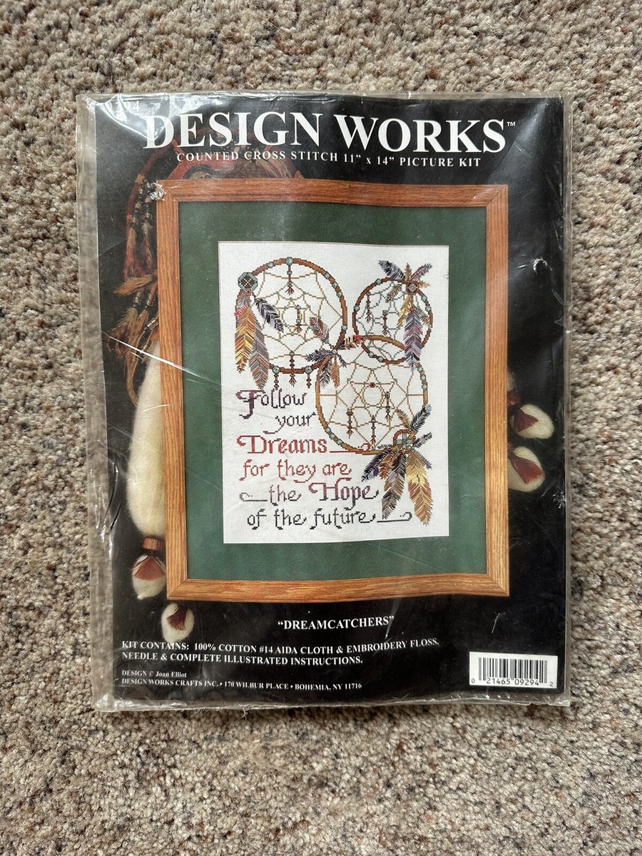 ST-310 & LDESIGN WORKSゴトク＆ZEN camps Design Works Dreamcatchers Counted Cross Stitch 11