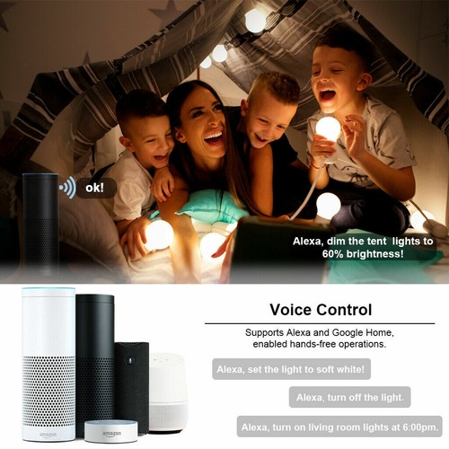 E27/B22 WiFi RGB Smart LED Light Bulb Colour Changing For Alexa Google Home 10w - Picture 13 of 15