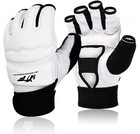 Half Finger Sparring Hand Gloves Hand Protector Taekwondo Karate MMA XXL White — photo 1