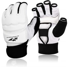 Guantes de mano medio dedo Sparring protector de manos taekwondo karate MMA S M L XL 2X