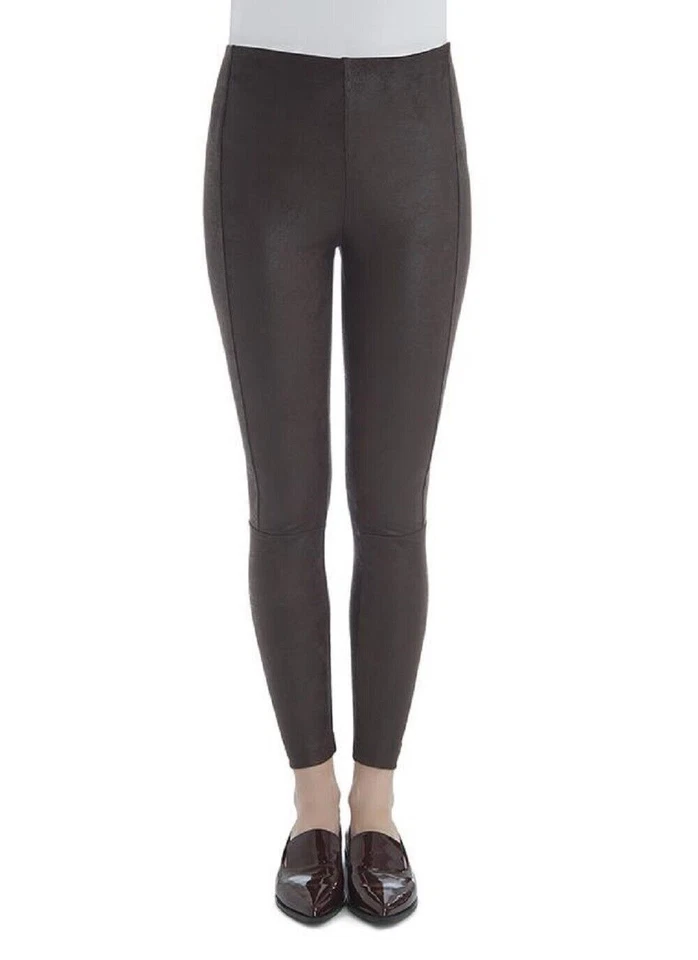 Leggings para mujer Lysse negros de gamuza pulida talla XS/XXS MSR $110,00 (entrepierna de 28") Foto 3 de 4