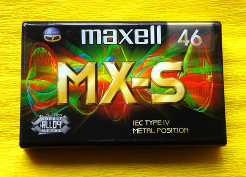 1x MAXELL MX-S 46 Metal Cassette Tape 1998-2000 + OVP + SEALED +