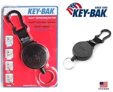 Key-Bak SECURIT Retractable Carabiner Key Holder Heavy Duty 48" Cord