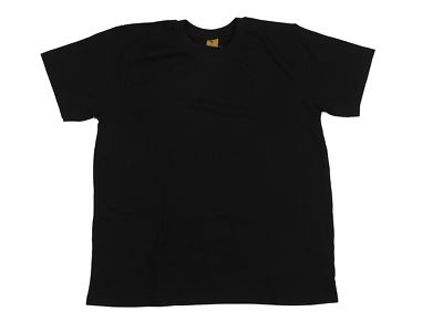 Rundhals T-Shirt von Abraxas in Herren- Übergröße bis 12XL, schwarz