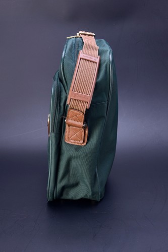 Samsonite Shoulder Bag -Vintage style - Green with Brown trim - Picture 6 of 7