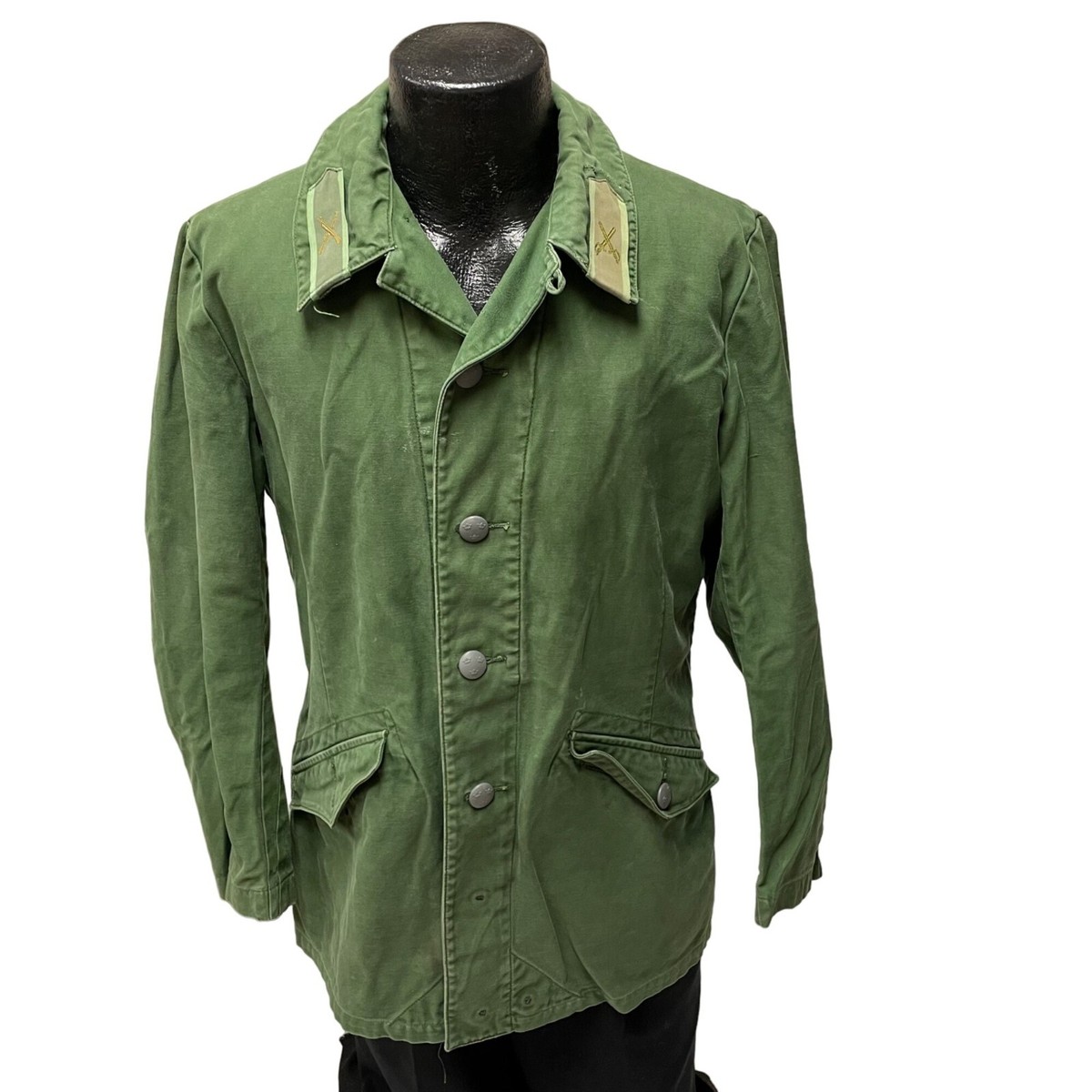 Vintage C 148 SWEDISH Army Green MILITARY Jacket Norsel 1975 Vintage C 148 SWEDISH Army Green MILITARY Jacket Norsel 1975