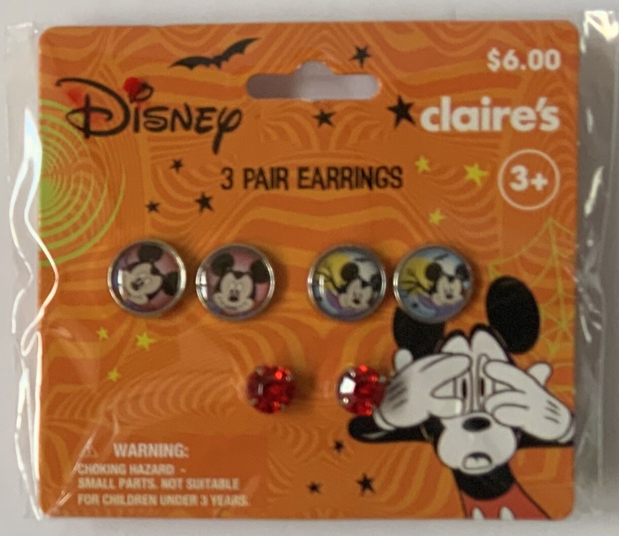 Claire's Disney Minnie Mouse Earrings