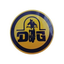 Vintage motocross stickers DG BRAND NEW x2
