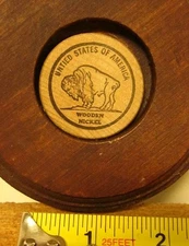 JAGO’S PLACE drink token OG wooden nickel Buffalo tavern novelty coin 1980s