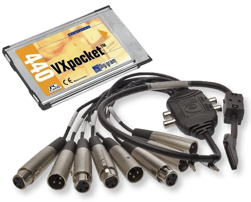 Digigram VXpocket 440 Laptop AES S/PDIF Digital Audio Interface Balanced XLR I/O