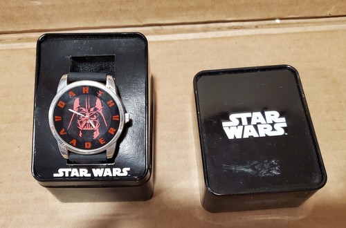 Star Wars Darth Vader Watch Mens Wristwatch Lucasfilm Accutime