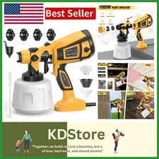 1000W High Power Electric Paint Sprayer with 1400ml Capacity for Easy Painting