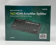 Monoprice 1x2 HDMI Amplifier Splitter (MHSP0102B) ~ Sealed