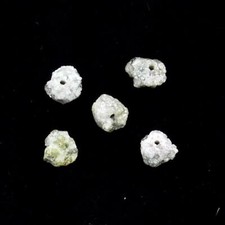 5 x Diamant Ø 5 - 6 mm Rohdiamant 3,30 Karat Kt ct gebohrt diamond QU p