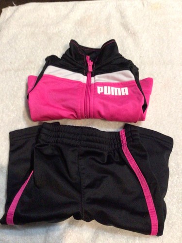2 Piece Puma Sweatsuit 3-6 Months Track Suit Matching Outfit - Picture 3 of 6
