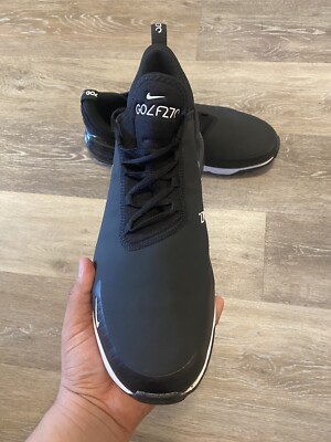 Nike Air Max 270 Black White Hot Punch Spikeless Golf Shoes CK6483