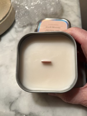 Zodax Illuminaria Scented peach blossom ￼ wick Candle in Tin | eBay