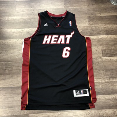 authentic lebron james miami heat jersey