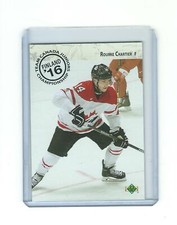 ROURKE CHARTIER upper deck team canada ROOKIE CARD rc