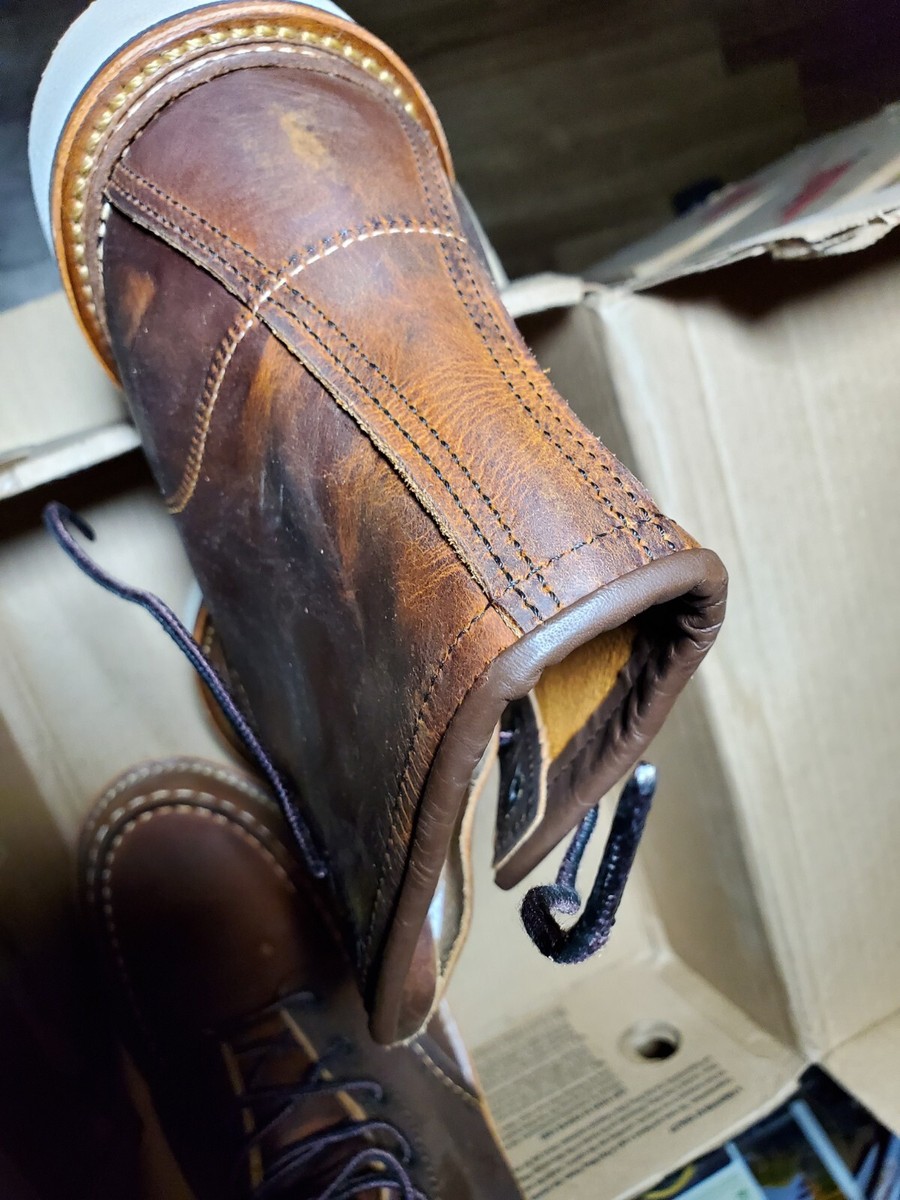 Red Wing Heritage 1907 Moc Toe Boot Men, Size 11 copper rough and