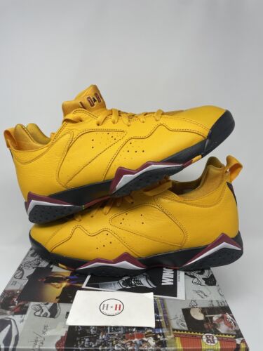 Air Jordan 7 Retro Low NRG Taxi Size 10 AR4422-701 Authentic Rare Vintage Yellow - Picture 2 of 11