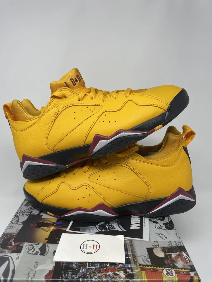 Air Jordan 7 Retro Bajo NRG Taxi Talla 10 AR4422-701 Auténtico Raro De Colección Amarillo Foto 2 de 4