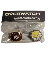 Overwatch Roadhog & Junkrat Chip Clips New in Pack Culture Fly Blizzard 2019