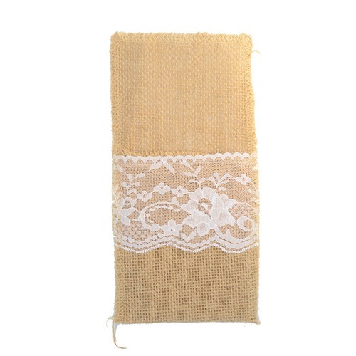 Vintage Table Runner Jute Burlap Hessian Ribbon Wedding Party Banquet