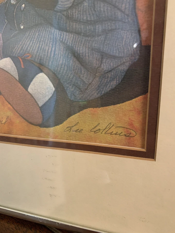 Три обезьяны «Не видеть зла, говорить, слышать» подписанный Ли Коллинз искусства детской печати - Изображение 4 из 4