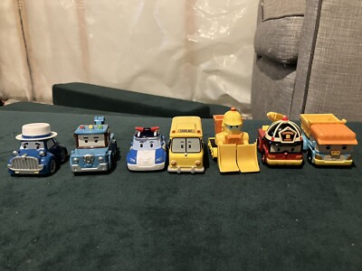 Robocar POLI Silverlit Diecast   Lot Of 7 Cars